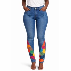 Aurora Patchwork Denim Jeans